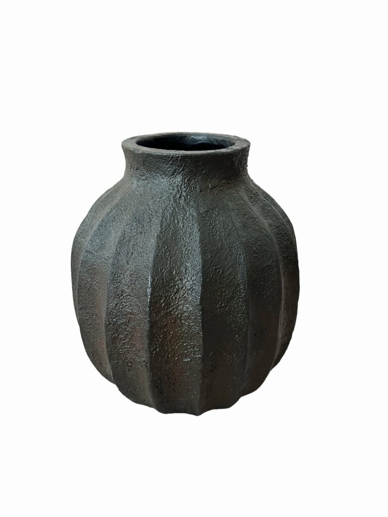 Conjunto de Vasos em Cerâmica Verde Profundo