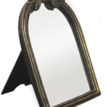 Espelho Decorativo de Mesa com Pássaros e Folhas