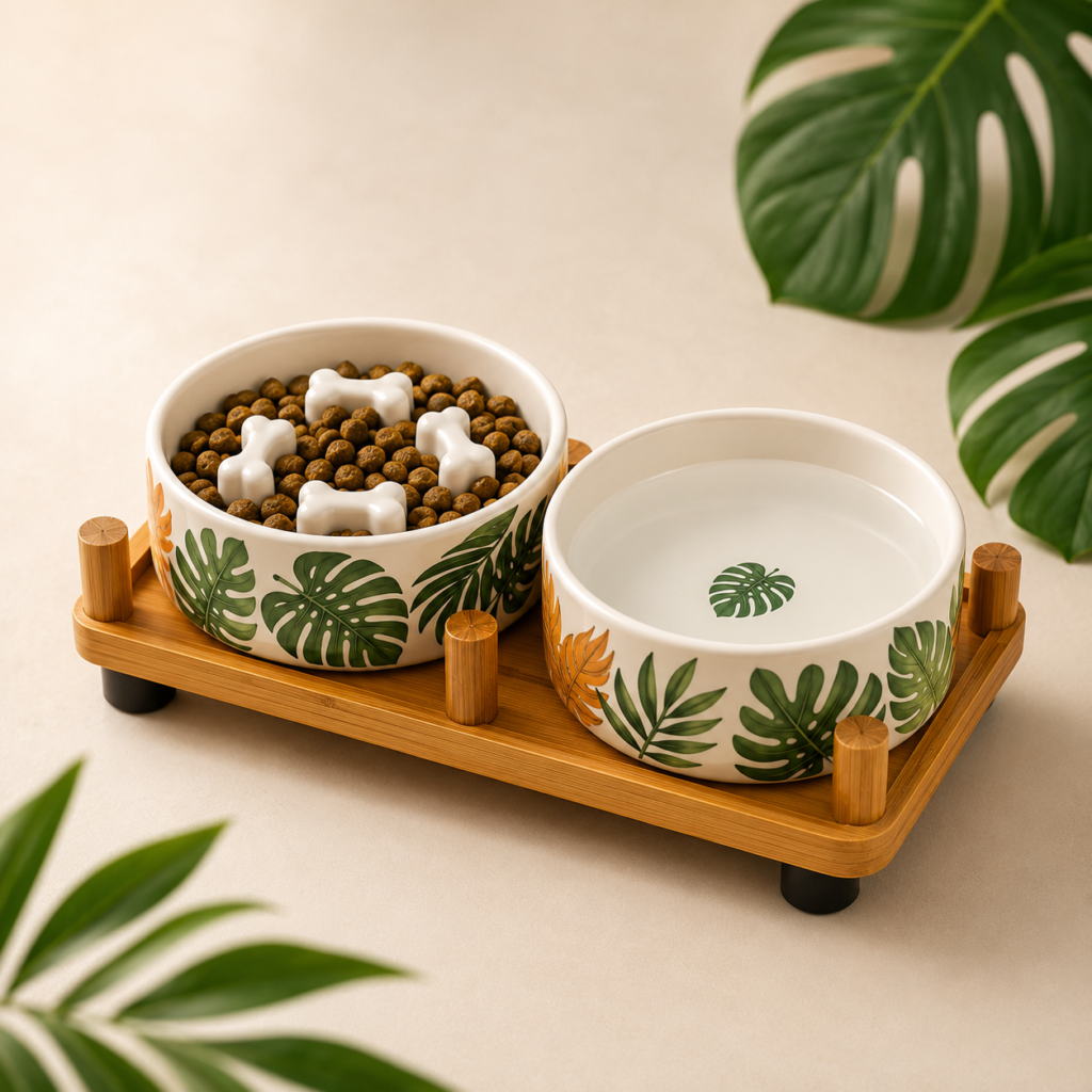 Conjunto de Alimentação Pet Mata Atlântica