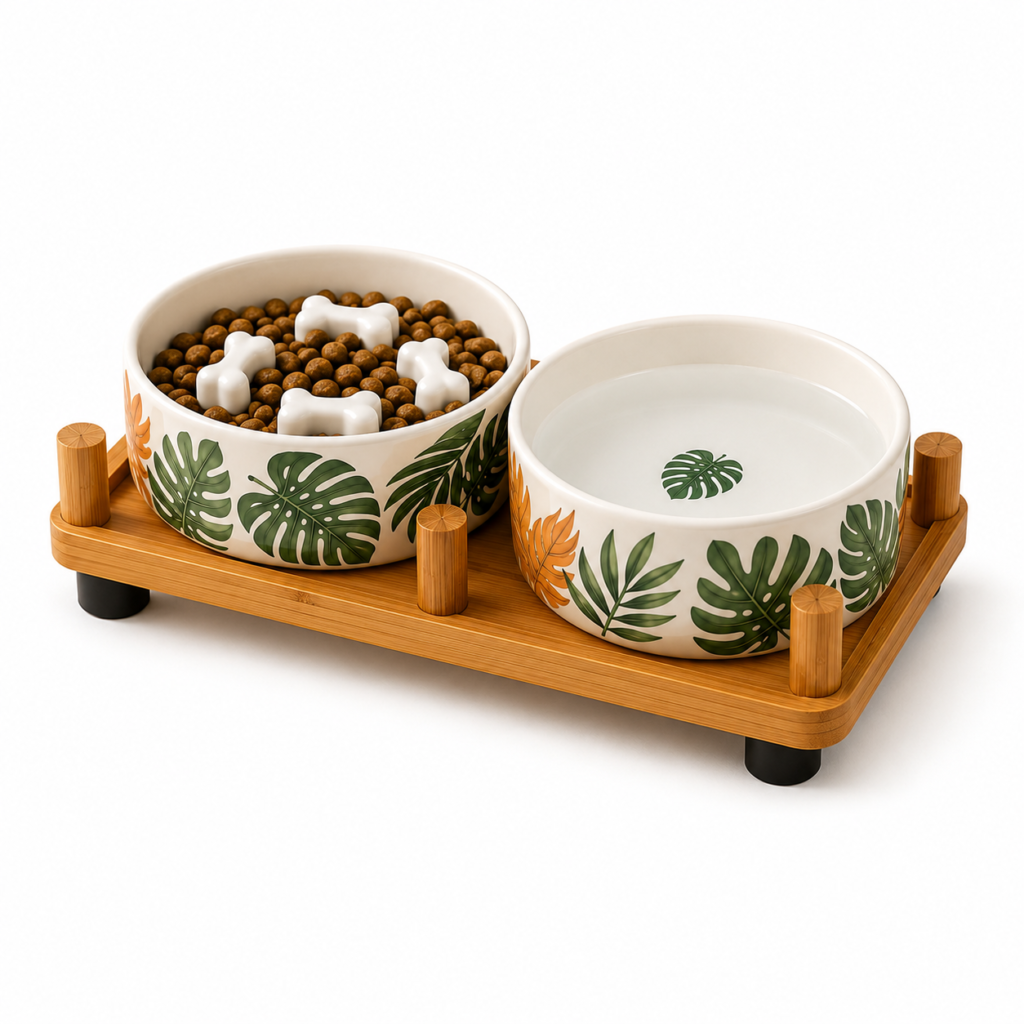Conjunto de Alimentação Pet Mata Atlântica