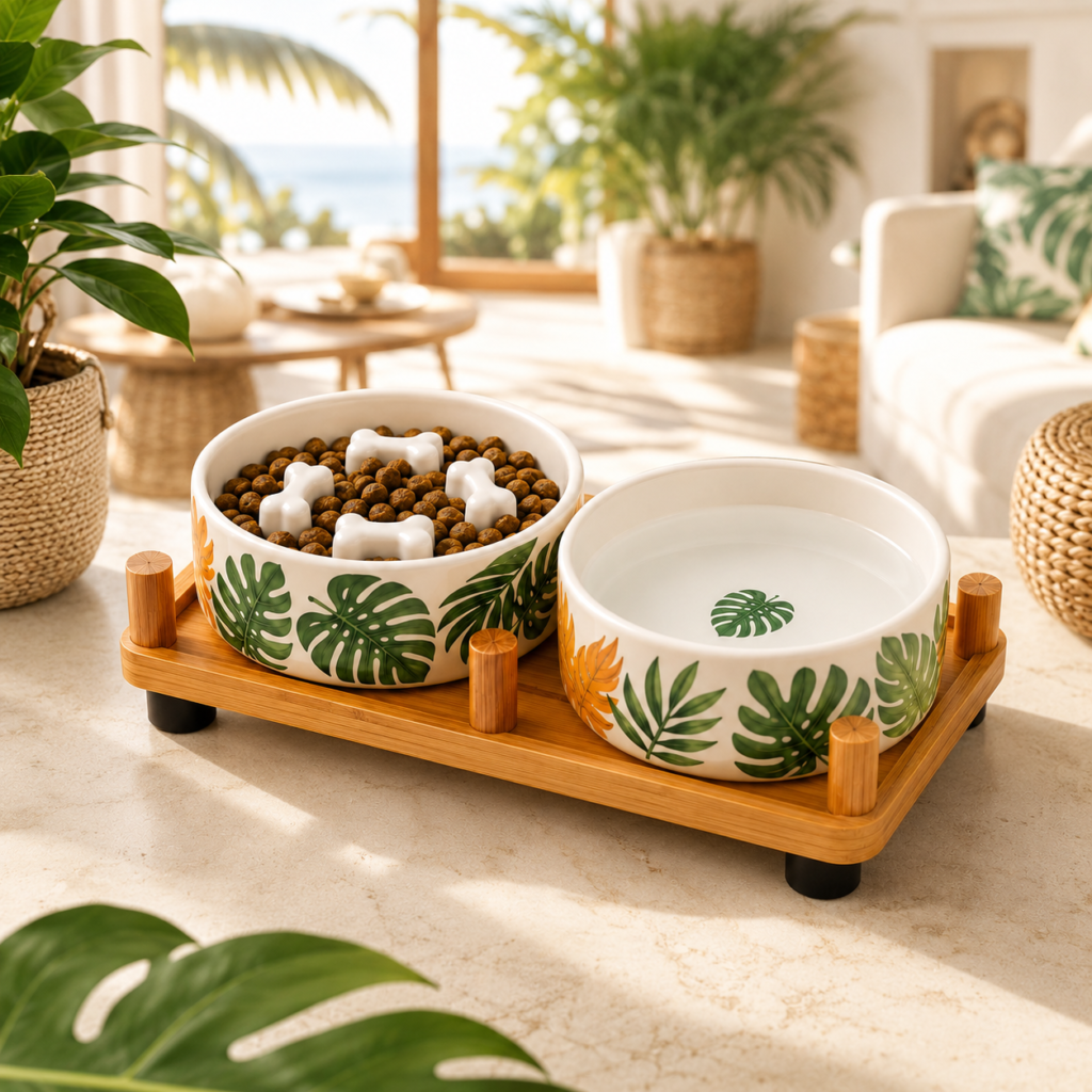Conjunto de Alimentação Pet Mata Atlântica