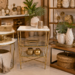 Linha de Mesas Laterais, Vasos, Castiçais e Acessórios Decorativos para Lojas e Importadores