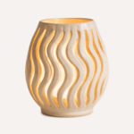 Luminária de Cerâmica Ondas de Ipanema com LED