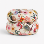 Puff Redondo Floral Estampado
