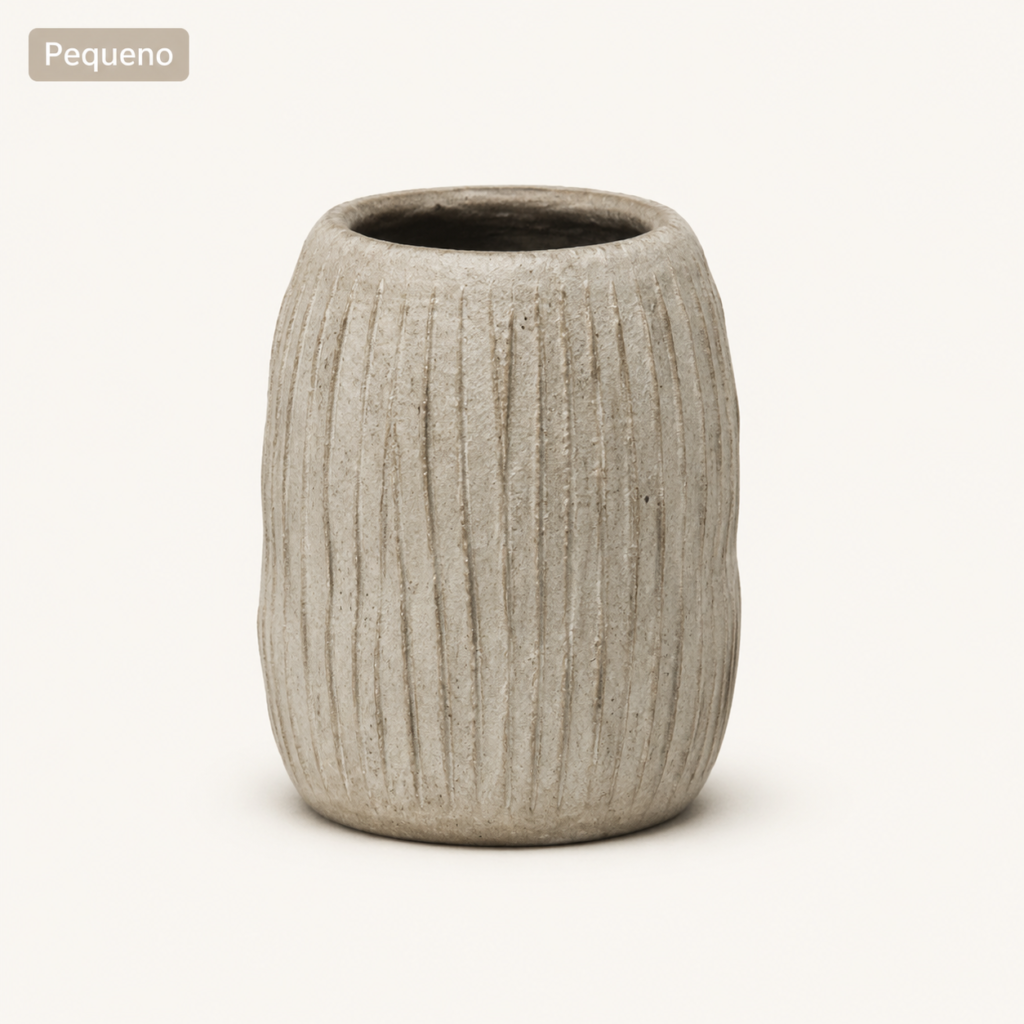 Vaso Textura Areia Atlântica