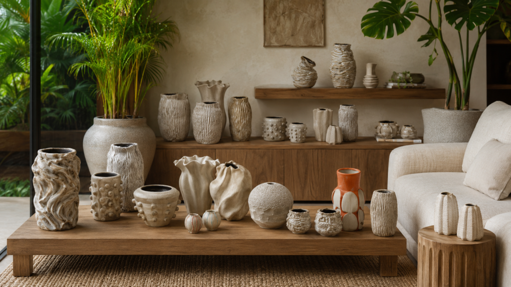 Vasos Decorativos de Cerâmica no Atacado