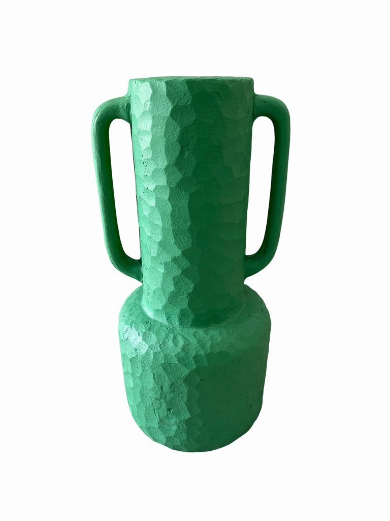 Conjunto de Vasos Verdes com Alças Laterais