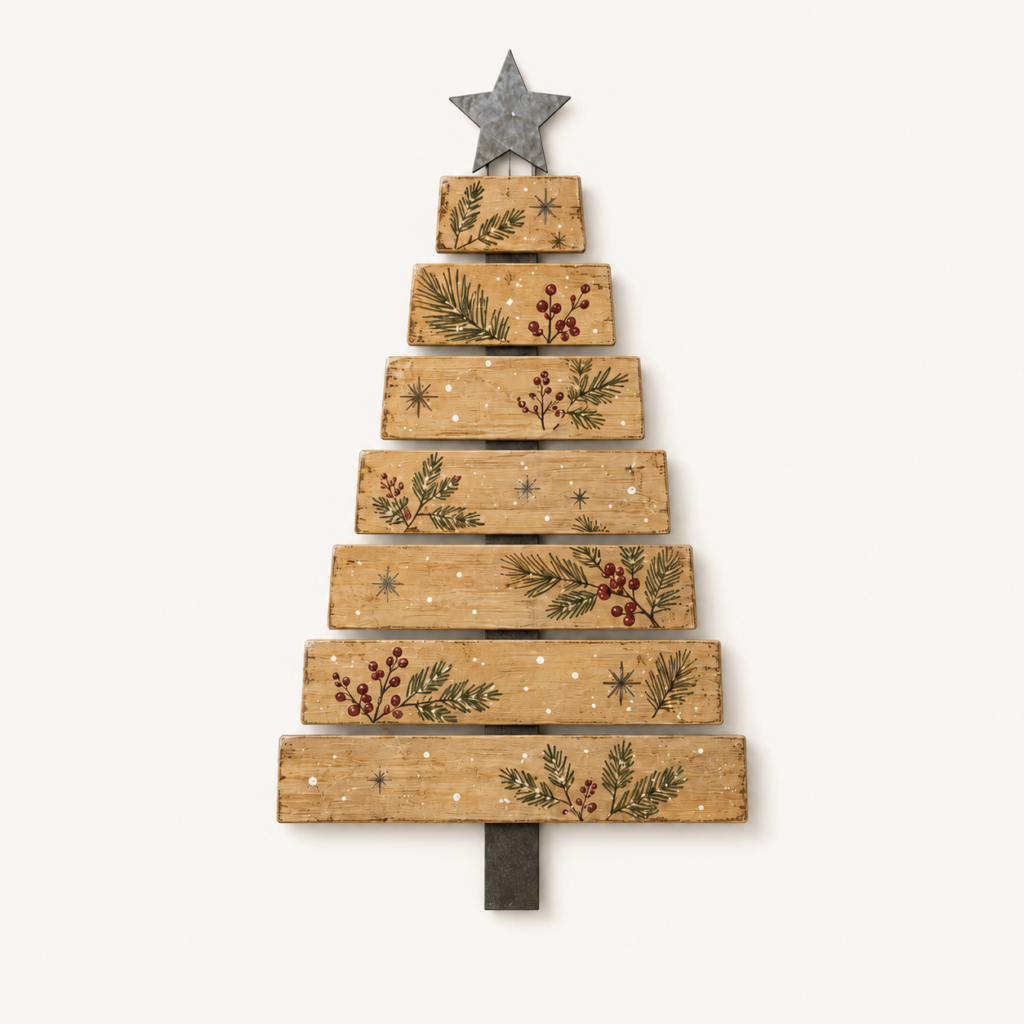 Árvore de Natal Botânica em Bambu e Metal